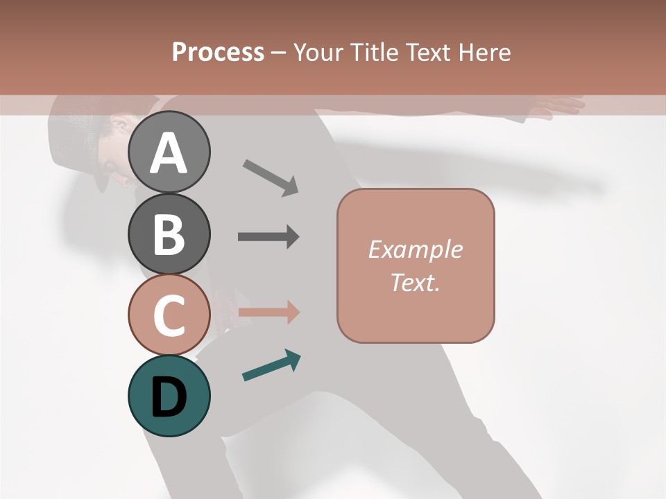 A Man In A Black Suit Is Dancing PowerPoint Template