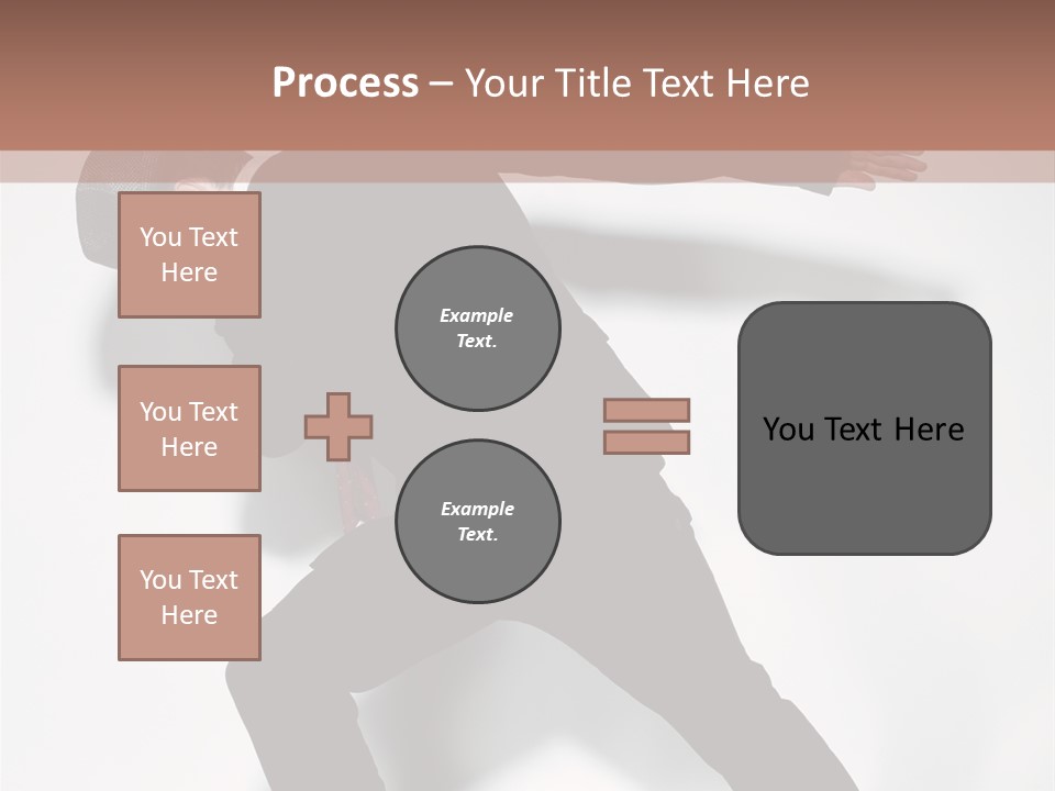 A Man In A Black Suit Is Dancing PowerPoint Template