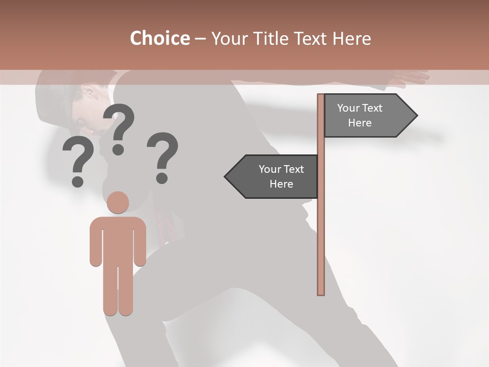 A Man In A Black Suit Is Dancing PowerPoint Template