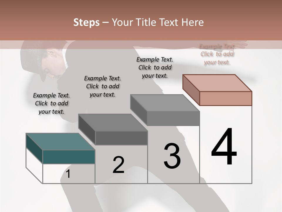 A Man In A Black Suit Is Dancing PowerPoint Template
