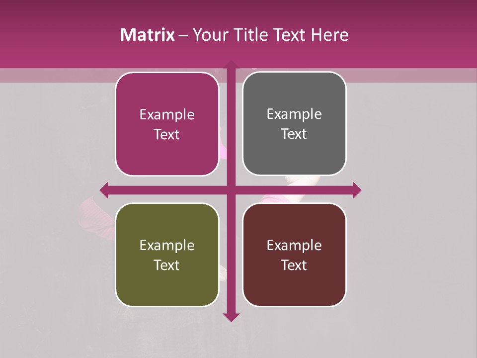 A Girl Jumping In The Air With A Pink Background PowerPoint Template