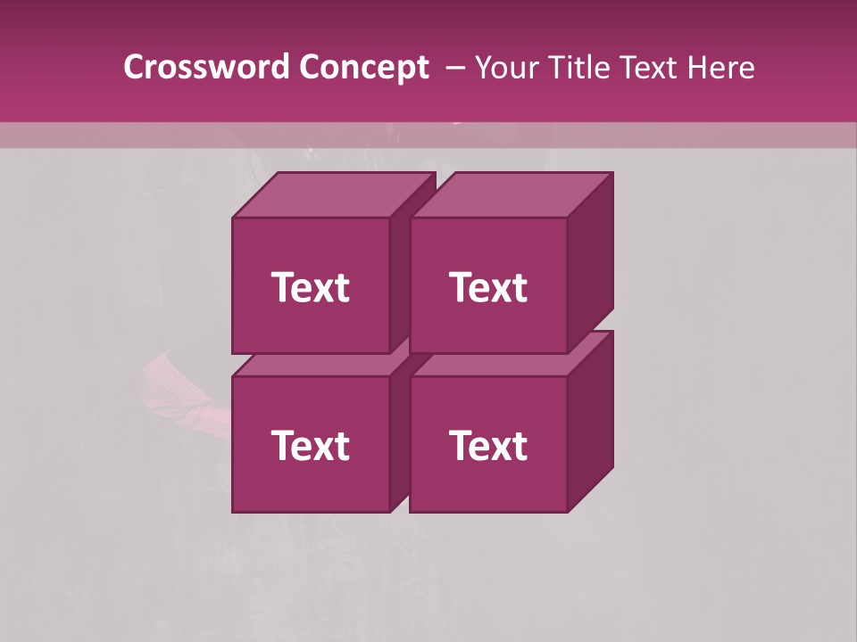 A Girl Jumping In The Air With A Pink Background PowerPoint Template