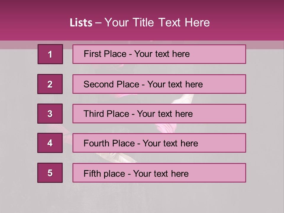 A Girl Jumping In The Air With A Pink Background PowerPoint Template