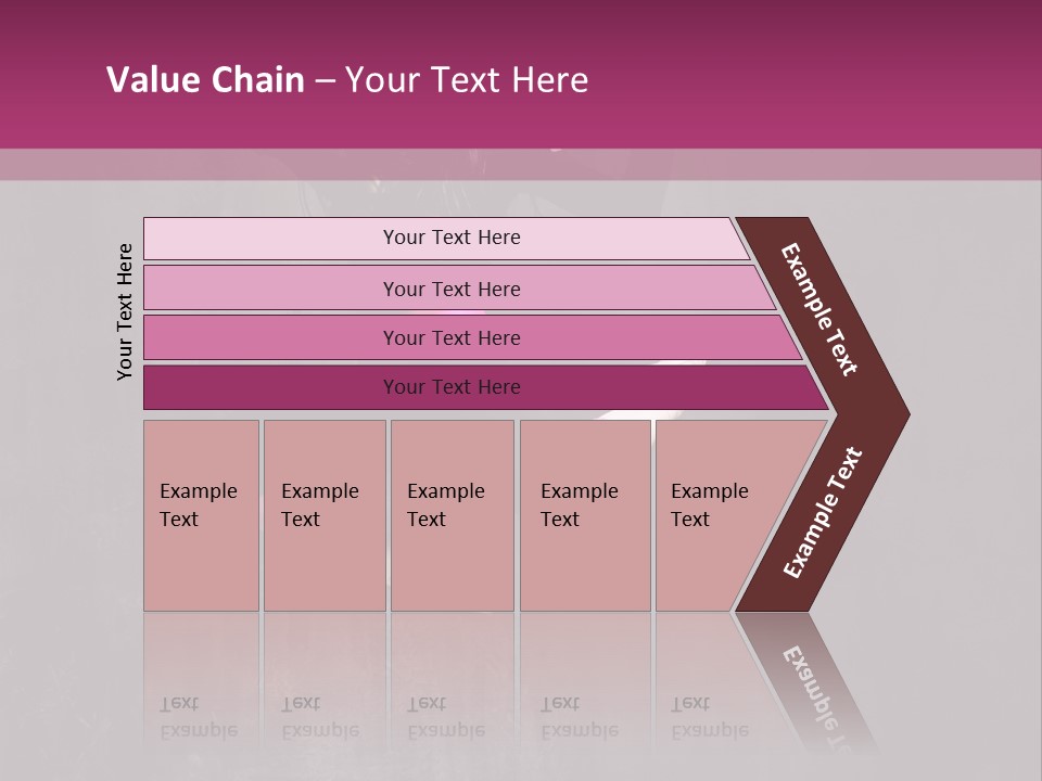 A Girl Jumping In The Air With A Pink Background PowerPoint Template