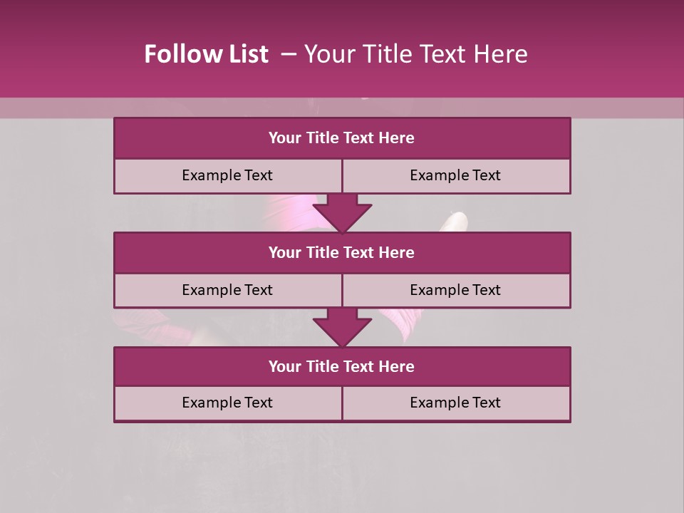 A Girl Jumping In The Air With A Pink Background PowerPoint Template