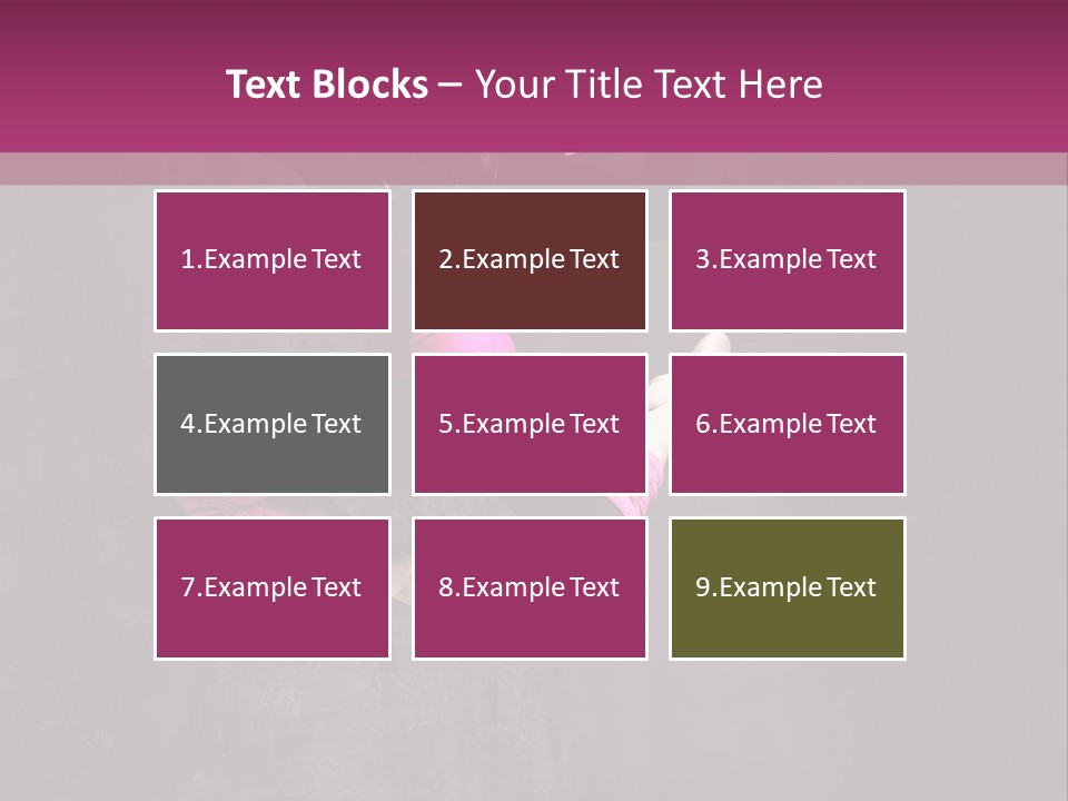 A Girl Jumping In The Air With A Pink Background PowerPoint Template