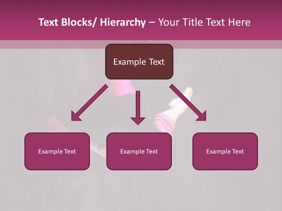 A Girl Jumping In The Air With A Pink Background PowerPoint Template