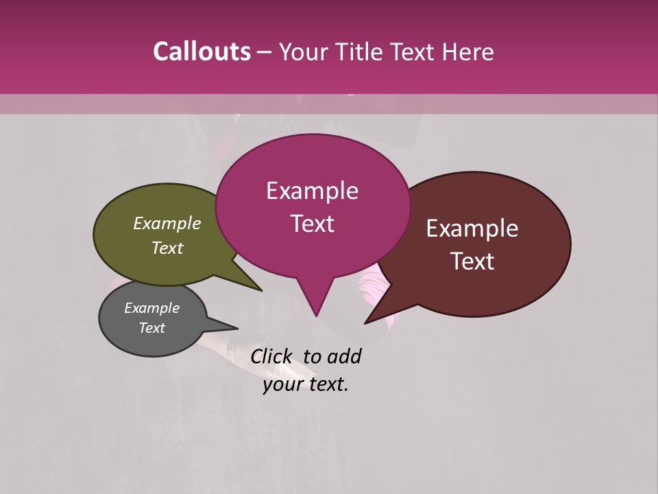 A Girl Jumping In The Air With A Pink Background PowerPoint Template