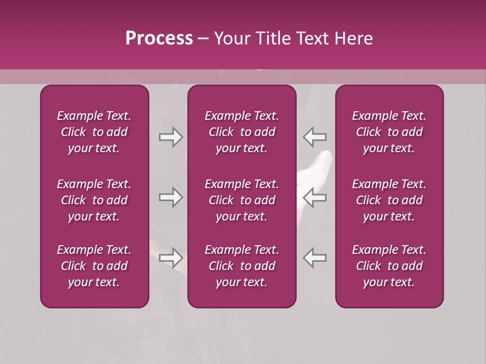 A Girl Jumping In The Air With A Pink Background PowerPoint Template