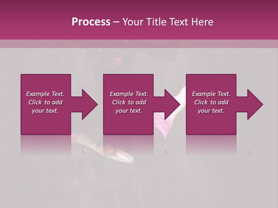 A Girl Jumping In The Air With A Pink Background PowerPoint Template