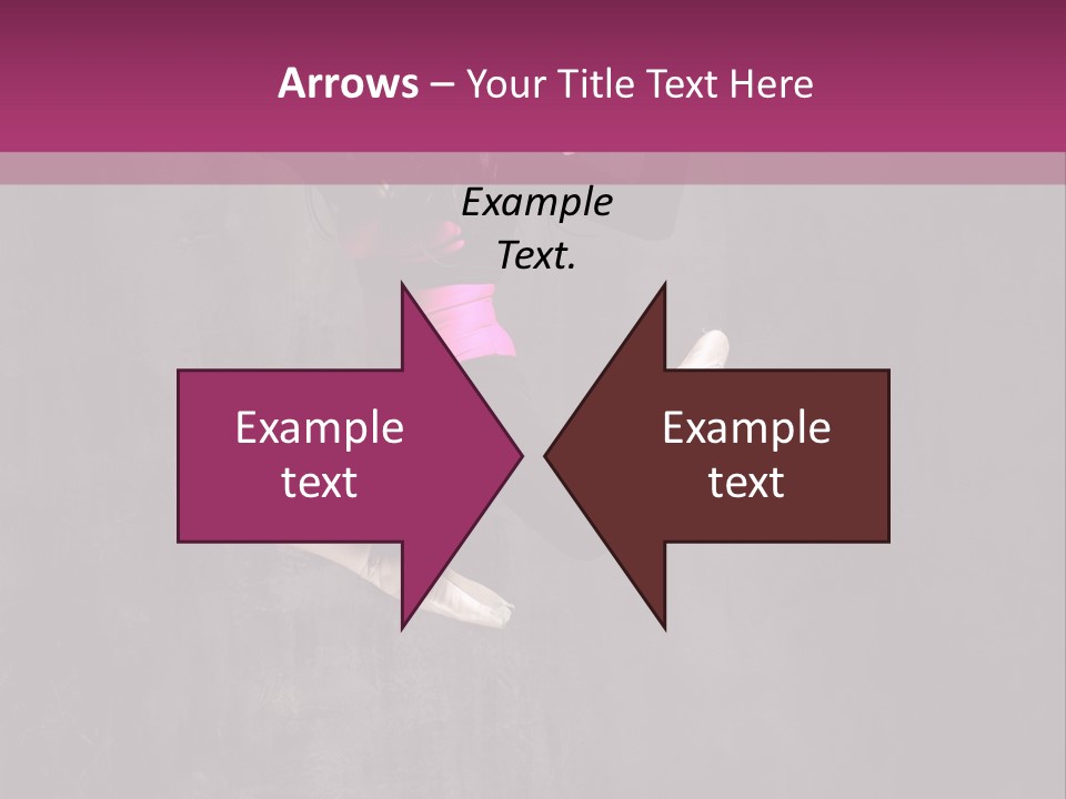 A Girl Jumping In The Air With A Pink Background PowerPoint Template