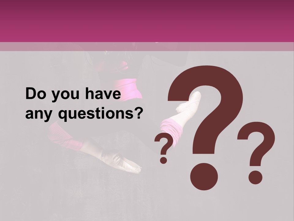 A Girl Jumping In The Air With A Pink Background PowerPoint Template