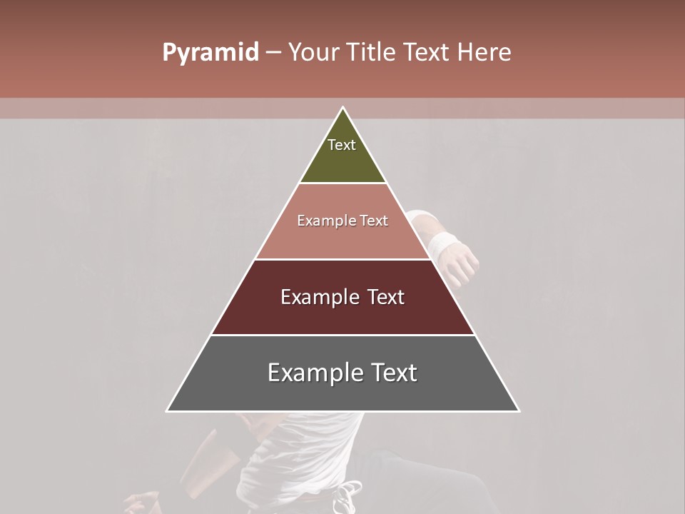 Aerobics Cool Pose PowerPoint Template