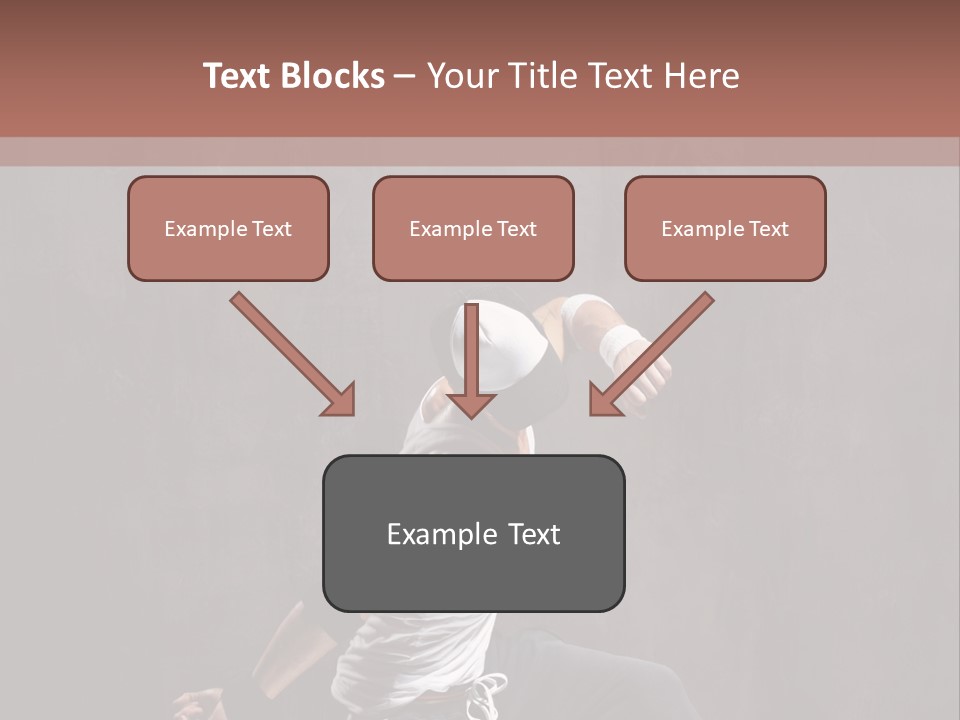Aerobics Cool Pose PowerPoint Template