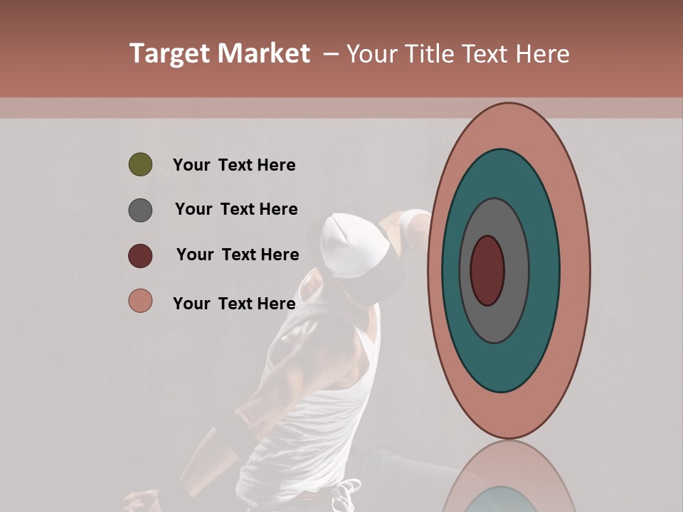 Aerobics Cool Pose PowerPoint Template