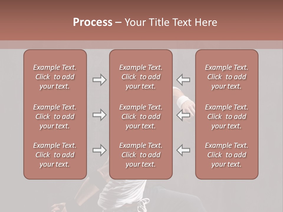 Aerobics Cool Pose PowerPoint Template
