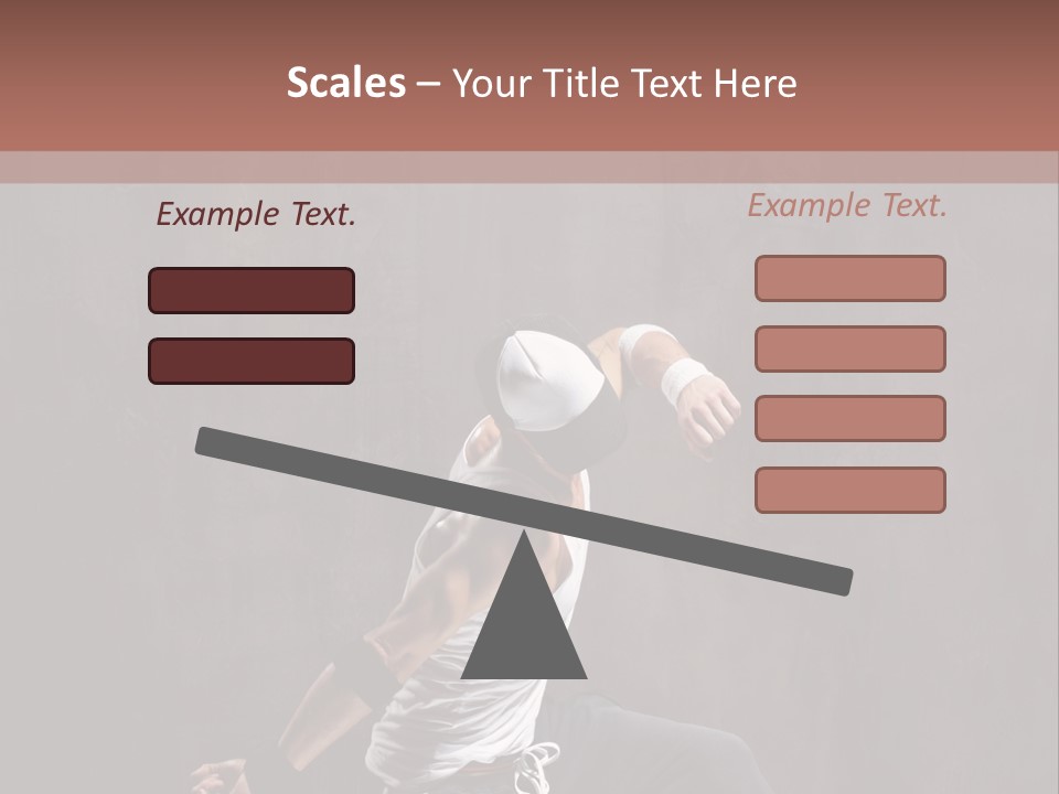 Aerobics Cool Pose PowerPoint Template