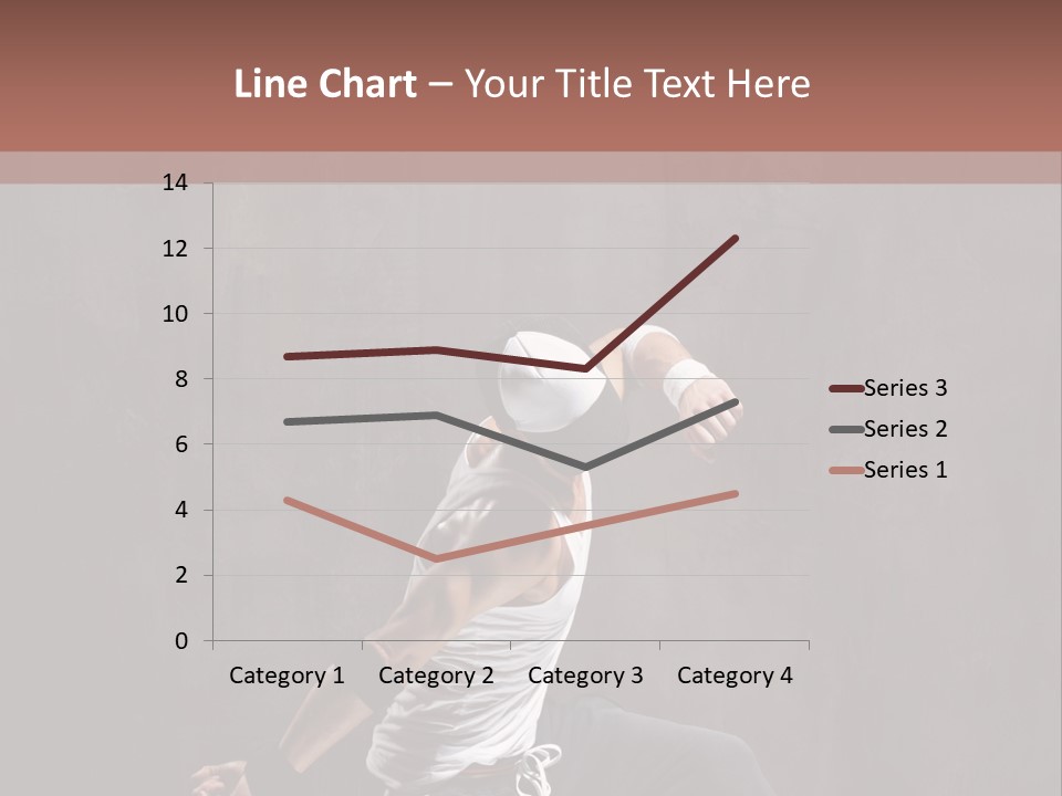 Aerobics Cool Pose PowerPoint Template