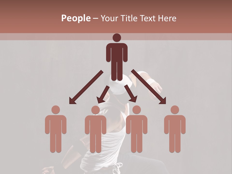 Aerobics Cool Pose PowerPoint Template