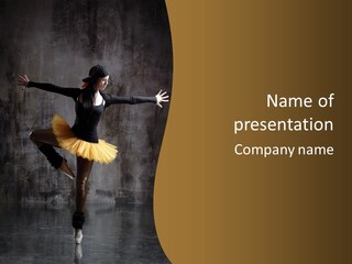 Active Elegance Gymnastic PowerPoint Template