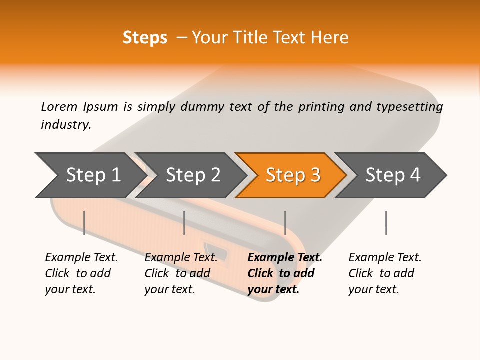 Button Drive Personal PowerPoint Template