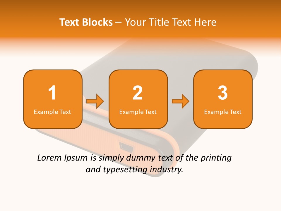 Button Drive Personal PowerPoint Template