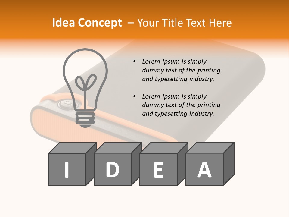 Button Drive Personal PowerPoint Template