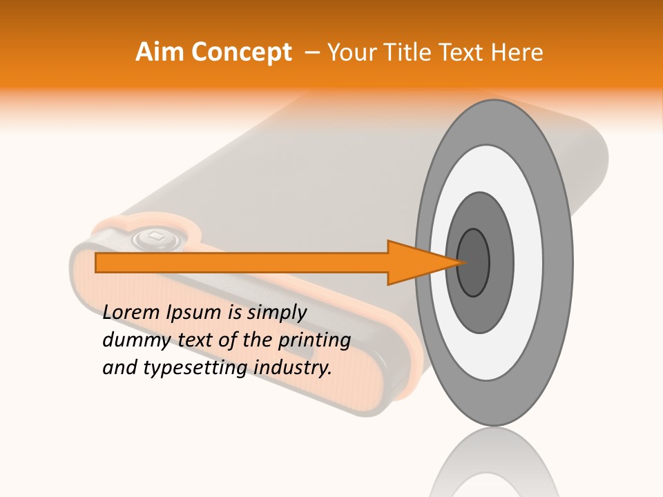 Button Drive Personal PowerPoint Template