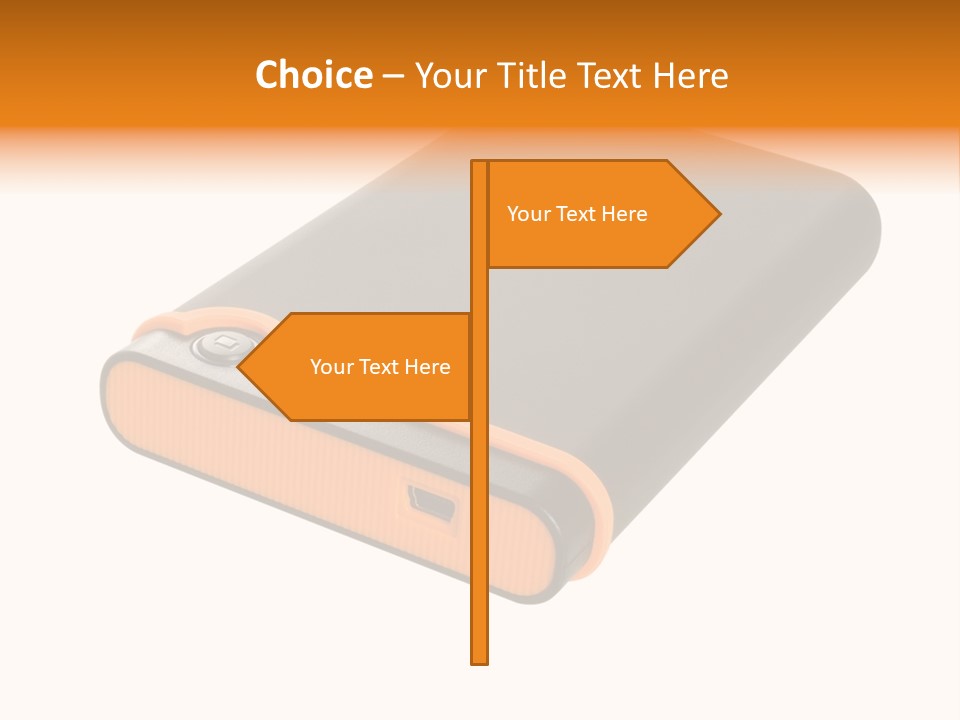 Button Drive Personal PowerPoint Template