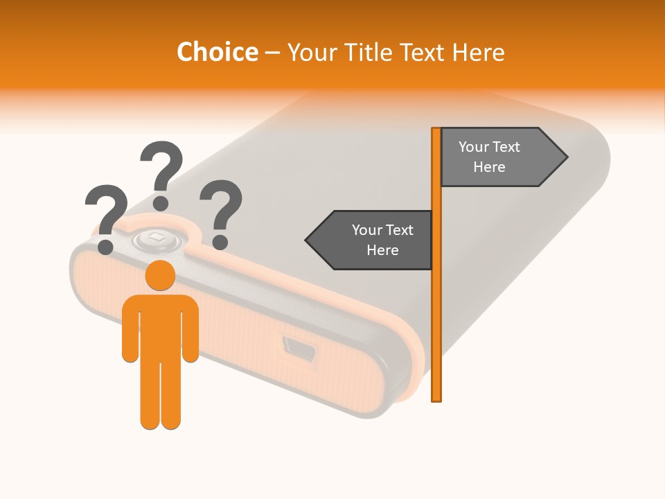 Button Drive Personal PowerPoint Template