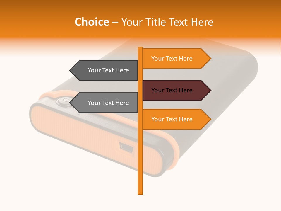Button Drive Personal PowerPoint Template