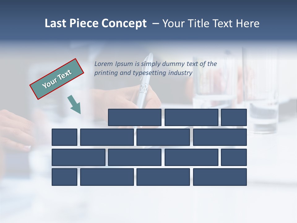 White Background Tank PowerPoint Template