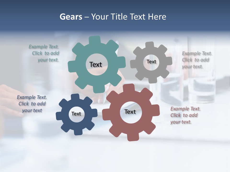 White Background Tank PowerPoint Template