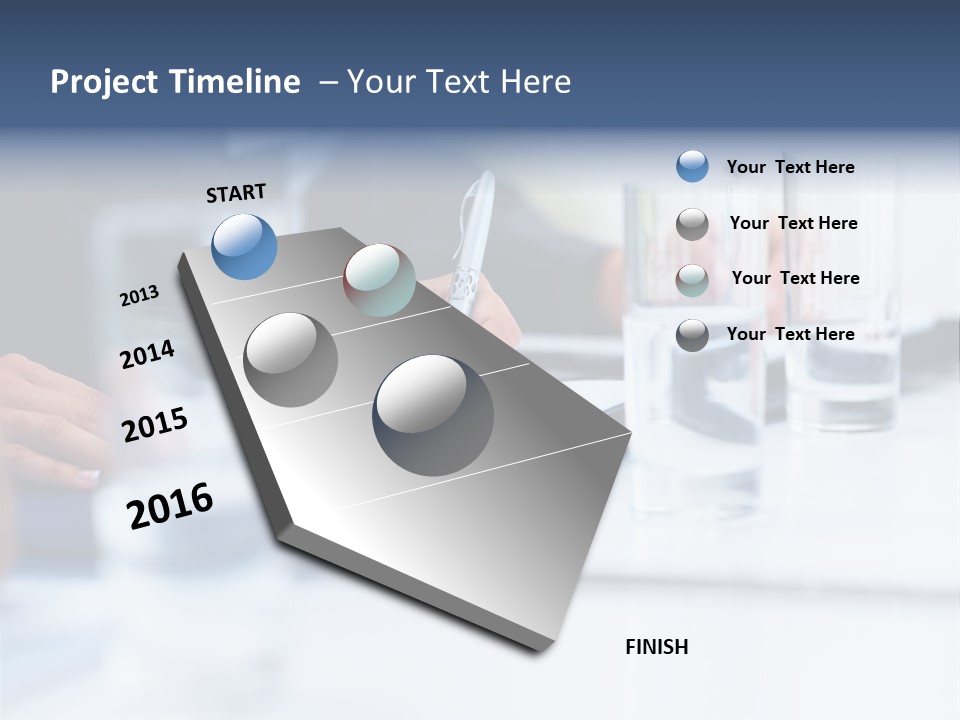 White Background Tank PowerPoint Template