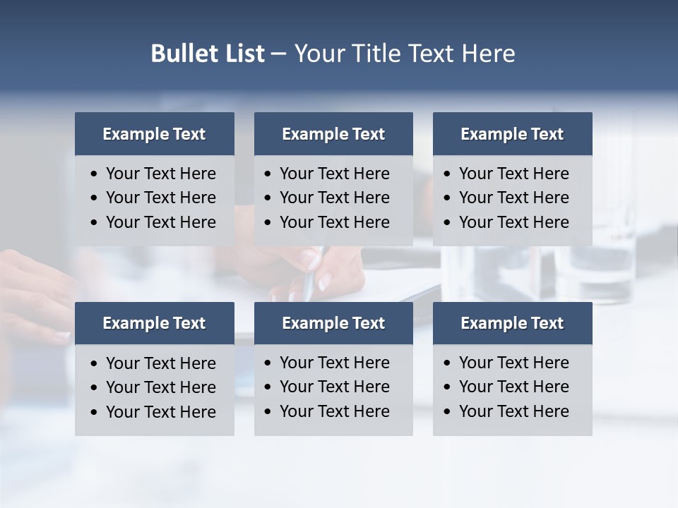 White Background Tank PowerPoint Template