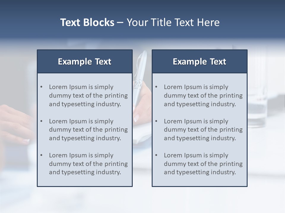 White Background Tank PowerPoint Template