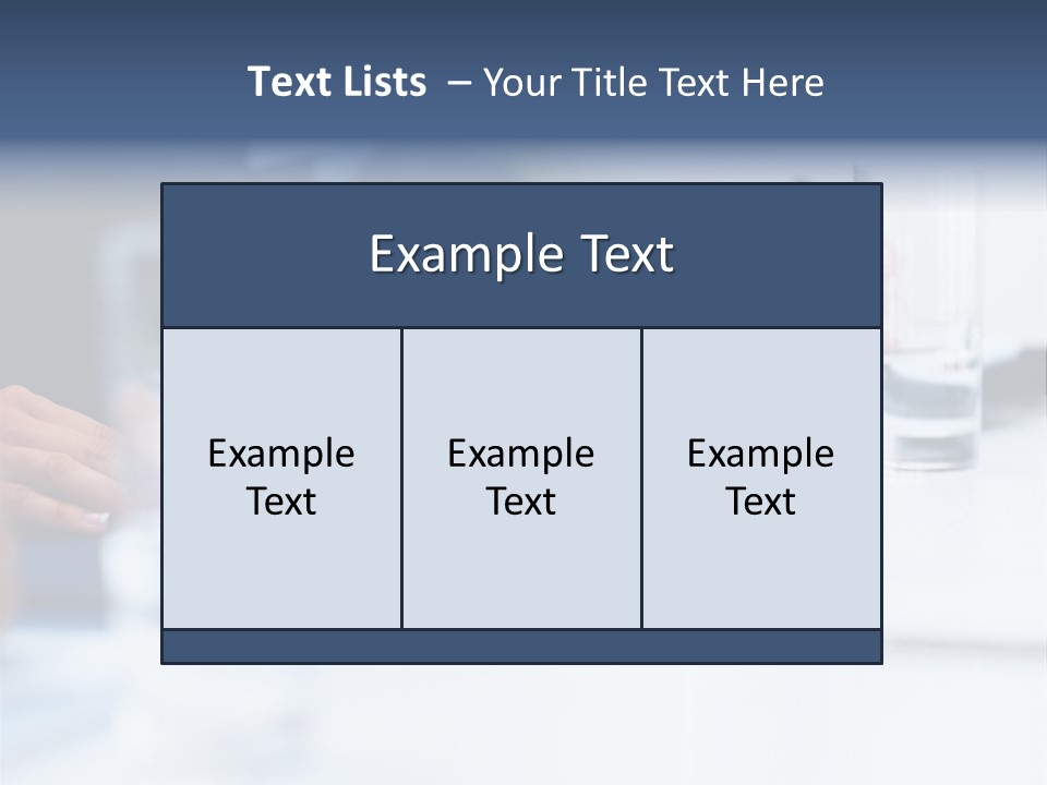 White Background Tank PowerPoint Template
