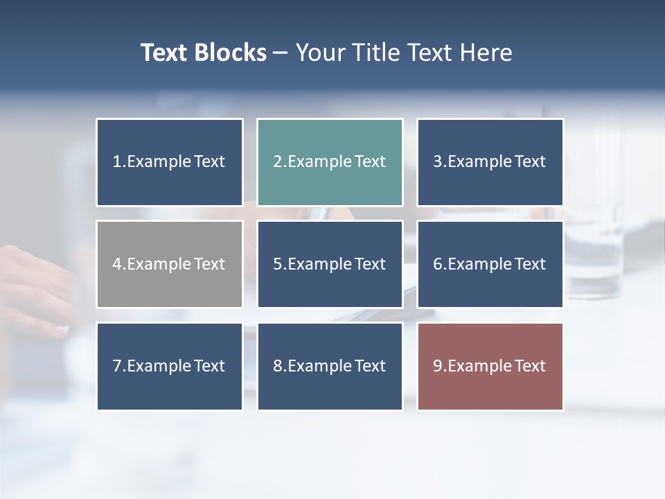 White Background Tank PowerPoint Template