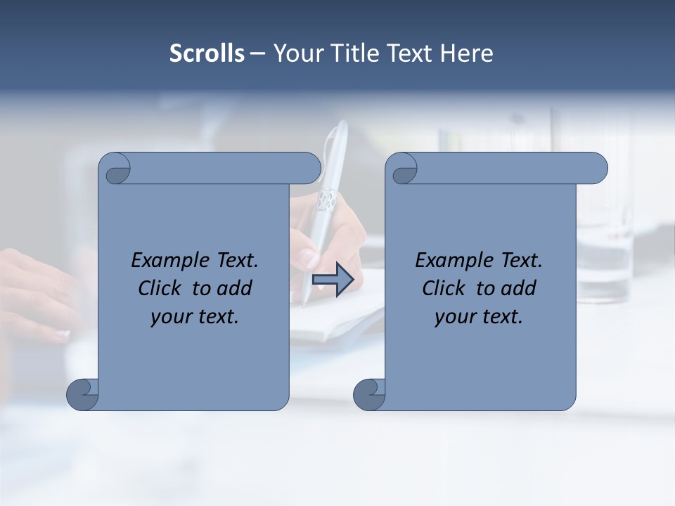 White Background Tank PowerPoint Template