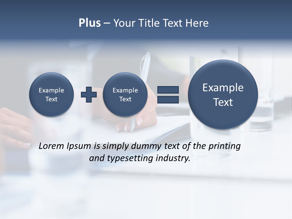 White Background Tank PowerPoint Template