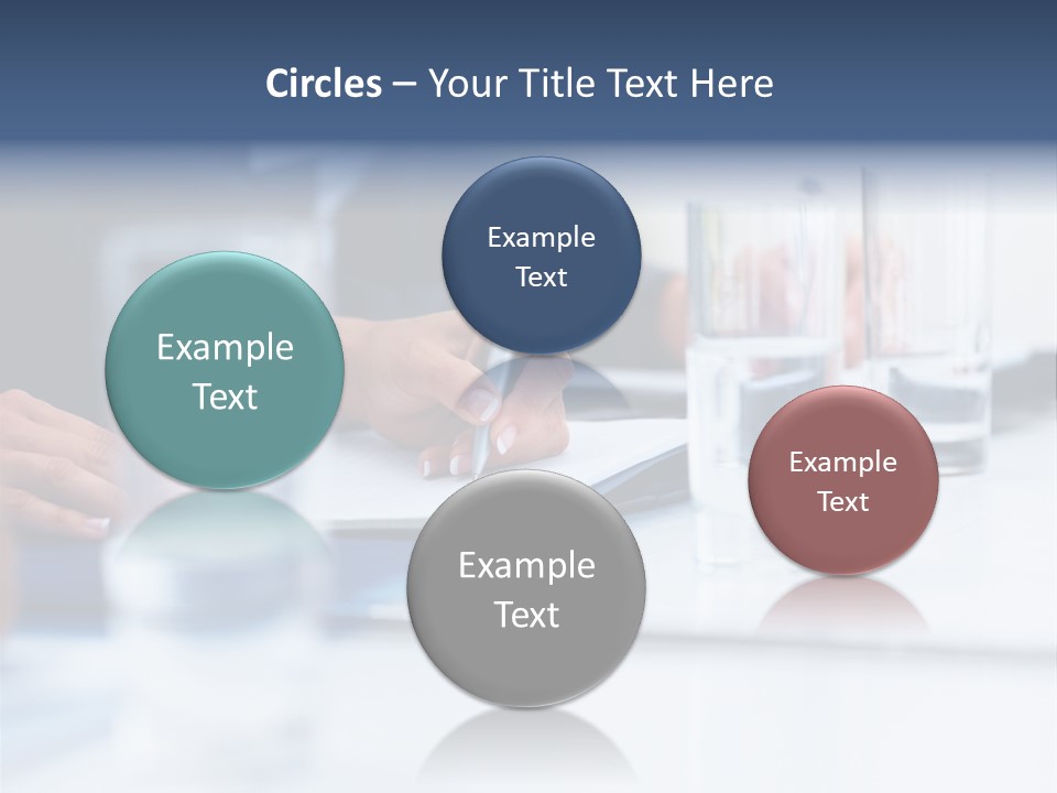 White Background Tank PowerPoint Template