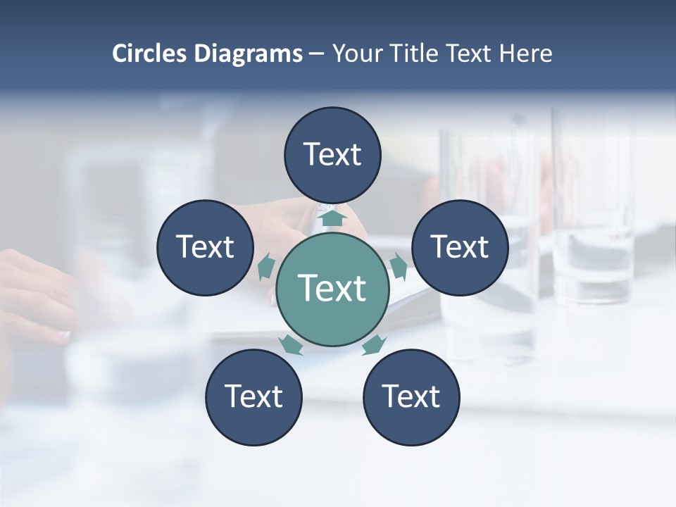 White Background Tank PowerPoint Template