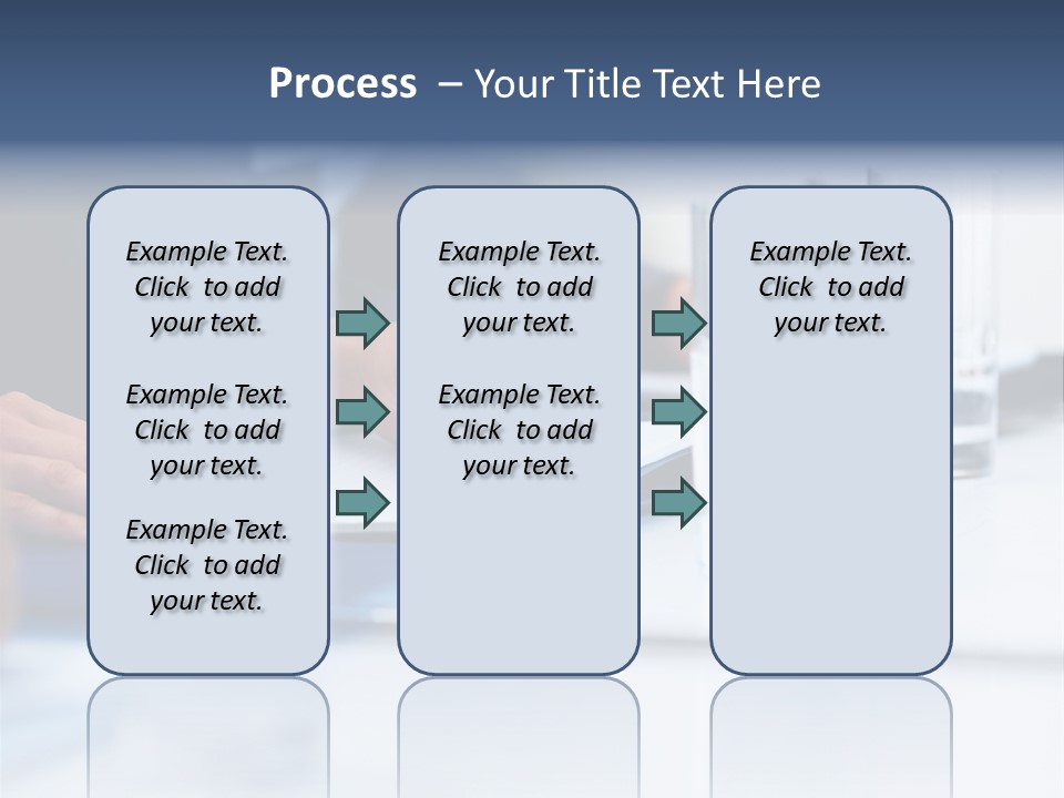 White Background Tank PowerPoint Template