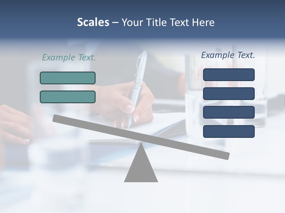 White Background Tank PowerPoint Template
