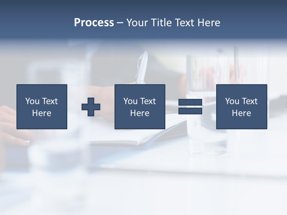 White Background Tank PowerPoint Template