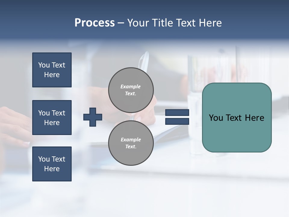 White Background Tank PowerPoint Template