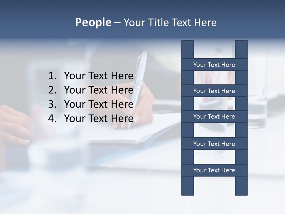 White Background Tank PowerPoint Template