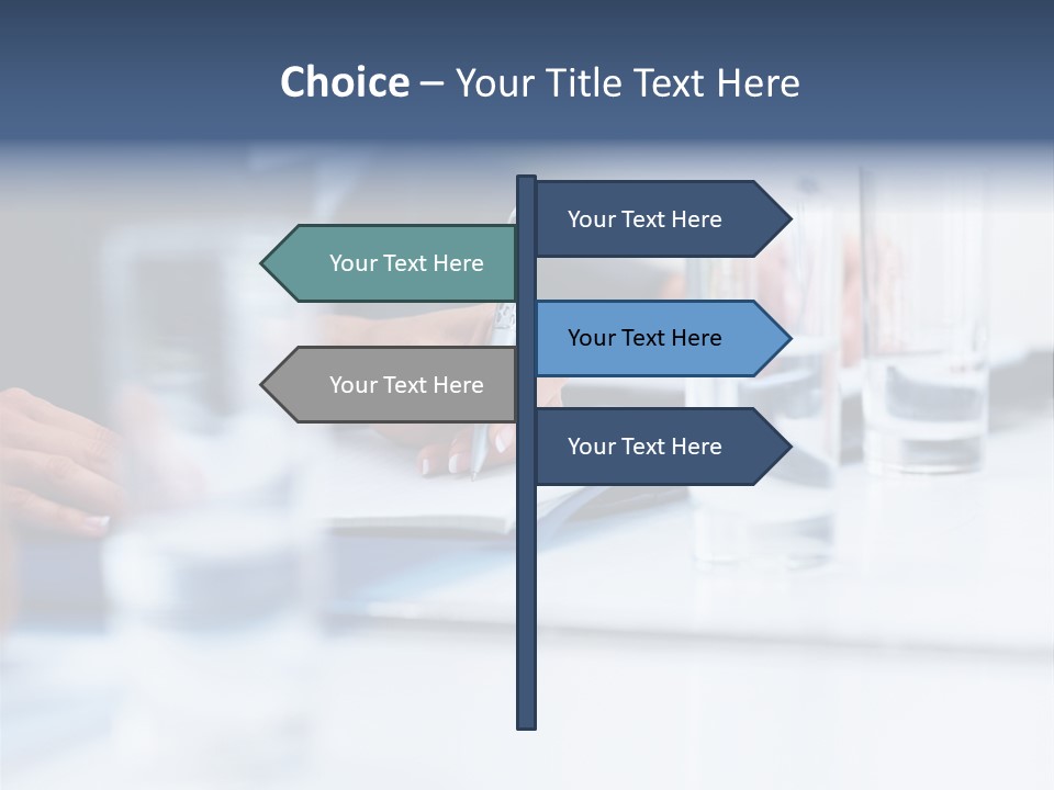 White Background Tank PowerPoint Template