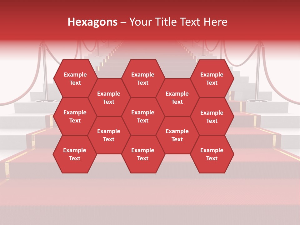 Award Stair Isolated PowerPoint Template