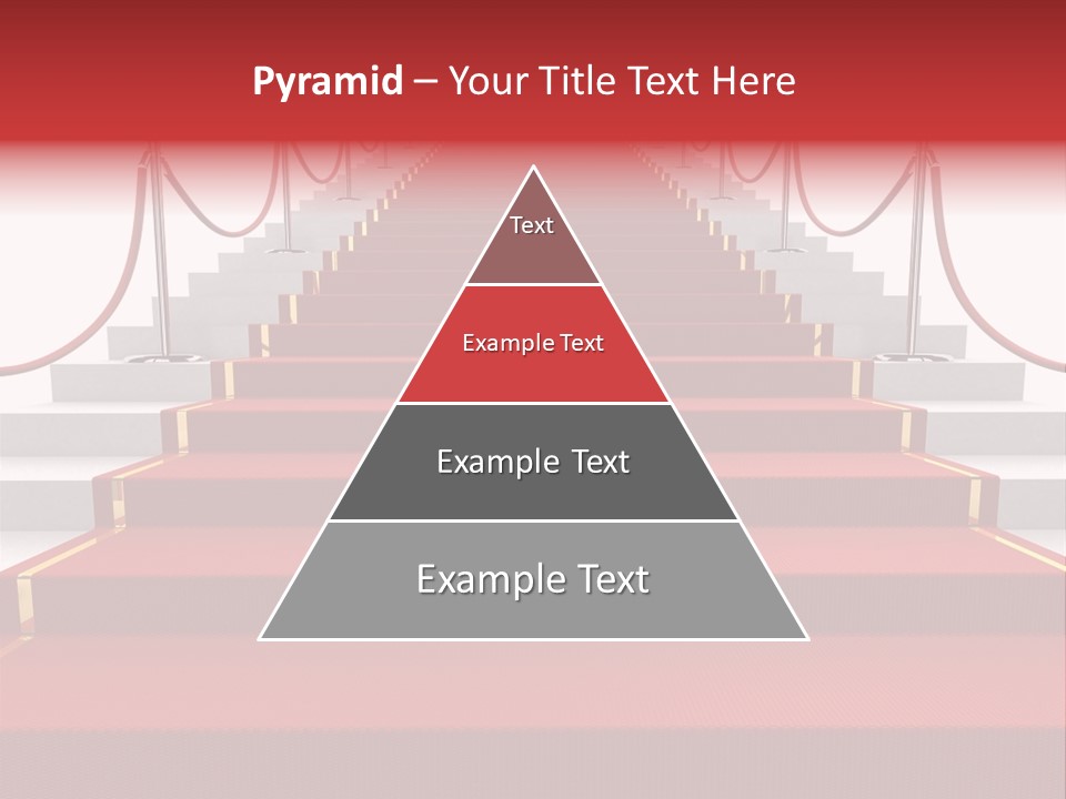 Award Stair Isolated PowerPoint Template